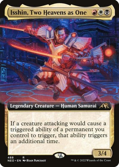 Isshin Two Heavens as One Extended Art Kamigawa: Neon Dynasty Magic card