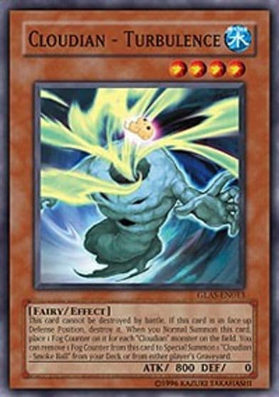 Cloudian Turbulence Gladiator's Assault Yu-Gi-Oh! card