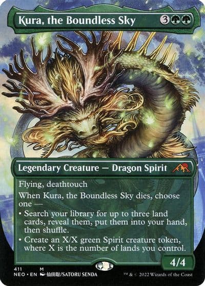 Kura the Boundless Sky Borderless Kamigawa: Neon Dynasty Magic card