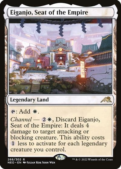 Eiganjo Seat of the Empire Kamigawa: Neon Dynasty Magic card