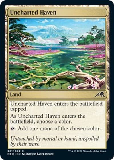 Uncharted Haven Kamigawa: Neon Dynasty Magic card