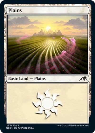 Plains 283 Kamigawa: Neon Dynasty Magic card