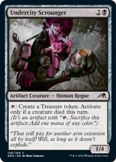Undercity Scrounger Kamigawa: Neon Dynasty Magic card