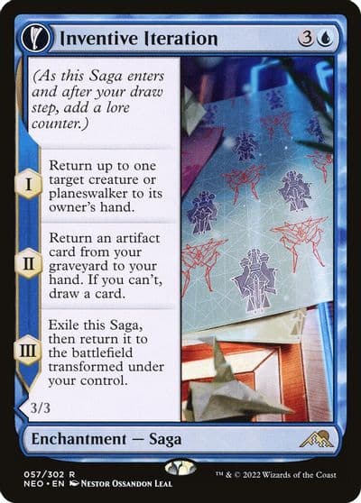 Inventive Iteration Kamigawa: Neon Dynasty Magic card
