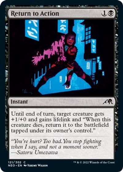 Return to Action Kamigawa: Neon Dynasty Magic card