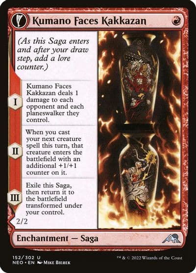 Kumano Faces Kakkazan Kamigawa: Neon Dynasty Magic card