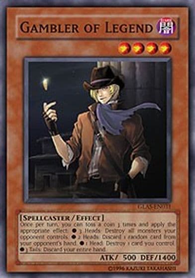 Gambler of Legend Gladiator's Assault Yu-Gi-Oh! card