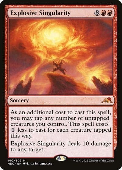 Explosive Singularity Kamigawa: Neon Dynasty Magic card