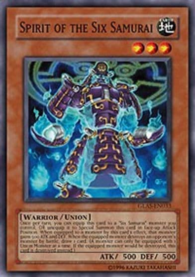 Spirit of the Six Samurai Gladiator's Assault Yu-Gi-Oh! card