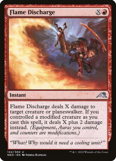 Flame Discharge Kamigawa: Neon Dynasty Magic card