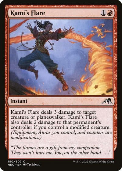 Kamis Flare Kamigawa: Neon Dynasty Magic card