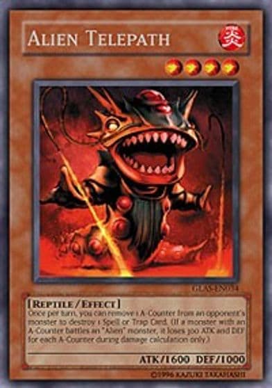 Alien Telepath Gladiator's Assault Yu-Gi-Oh! card