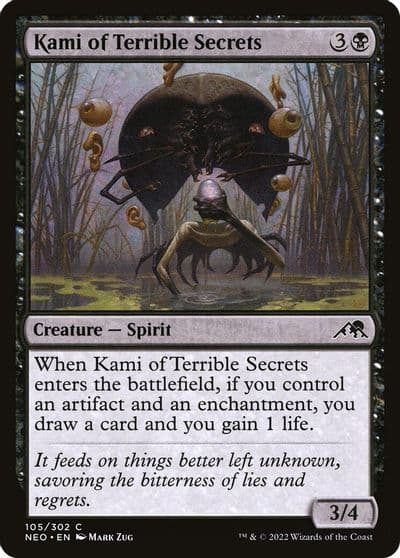 Kami of Terrible Secrets Kamigawa: Neon Dynasty Magic card