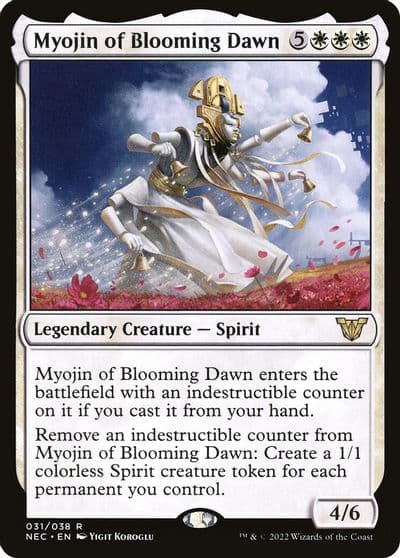 Myojin of Blooming Dawn Commander: Kamigawa: Neon Dynasty Magic card