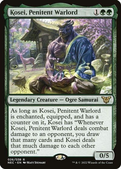 Kosei Penitent Warlord Commander: Kamigawa: Neon Dynasty Magic card