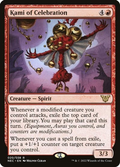 Kami of Celebration Commander: Kamigawa: Neon Dynasty Magic card
