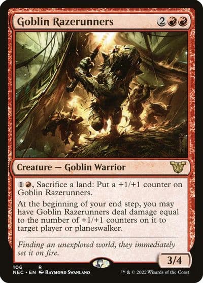 Goblin Razerunners Commander: Kamigawa: Neon Dynasty Magic card