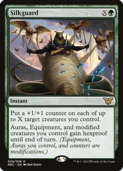 Silkguard Commander: Kamigawa: Neon Dynasty Magic card
