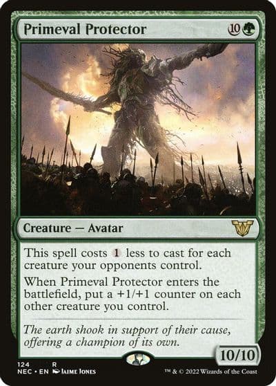 Primeval Protector Commander: Kamigawa: Neon Dynasty Magic card