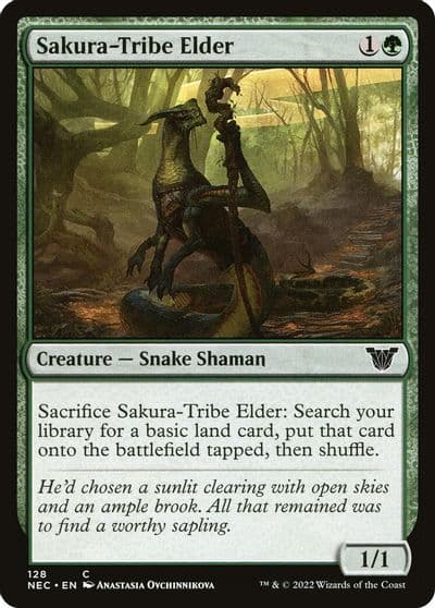 Sakura Tribe Elder Commander: Kamigawa: Neon Dynasty Magic card