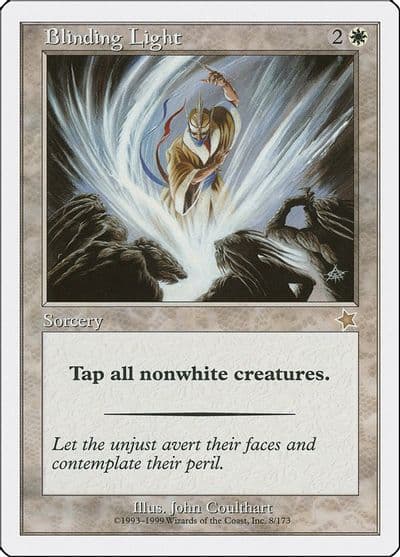 Blinding Light Starter 1999 Magic card