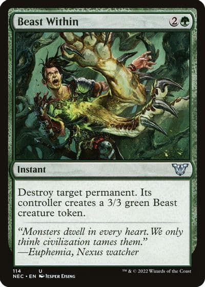 Beast Within Commander: Kamigawa: Neon Dynasty Magic card