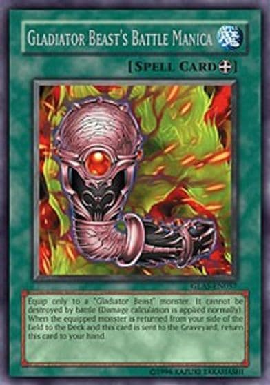 Gladiator Beasts Battle Manica Gladiator's Assault Yu-Gi-Oh! card
