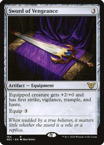 Sword of Vengeance Commander: Kamigawa: Neon Dynasty Magic card