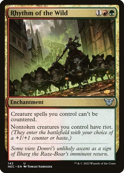 Rhythm of the Wild Commander: Kamigawa: Neon Dynasty Magic card