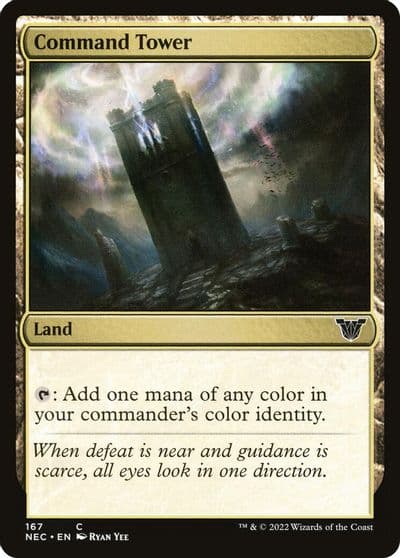 Command Tower Commander: Kamigawa: Neon Dynasty Magic card