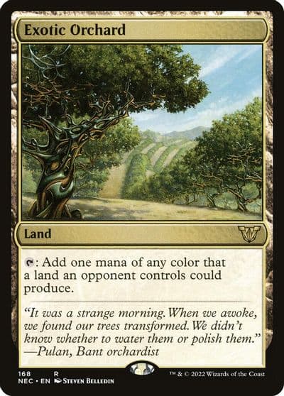 Exotic Orchard Commander: Kamigawa: Neon Dynasty Magic card