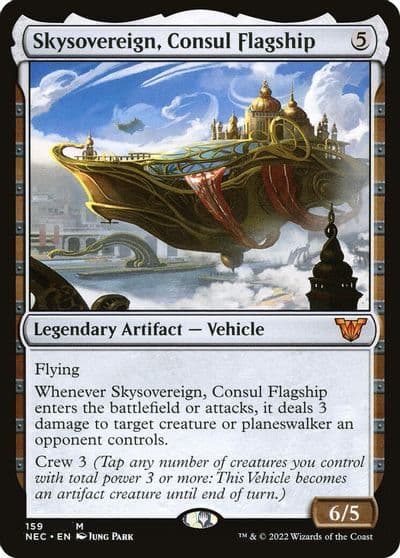Skysovereign Consul Flagship Commander: Kamigawa: Neon Dynasty Magic card