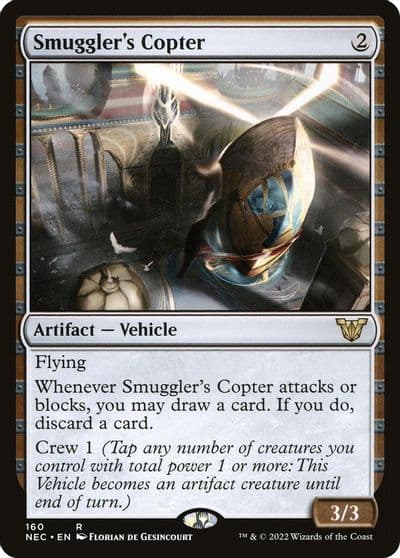 Smugglers Copter Commander: Kamigawa: Neon Dynasty Magic card