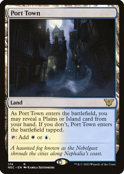 Port Town Commander: Kamigawa: Neon Dynasty Magic card