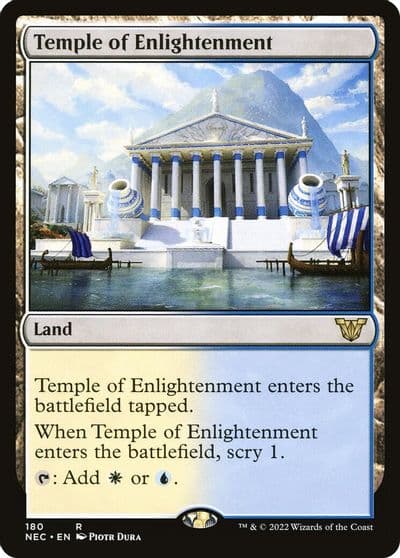 Temple of Enlightenment Commander: Kamigawa: Neon Dynasty Magic card