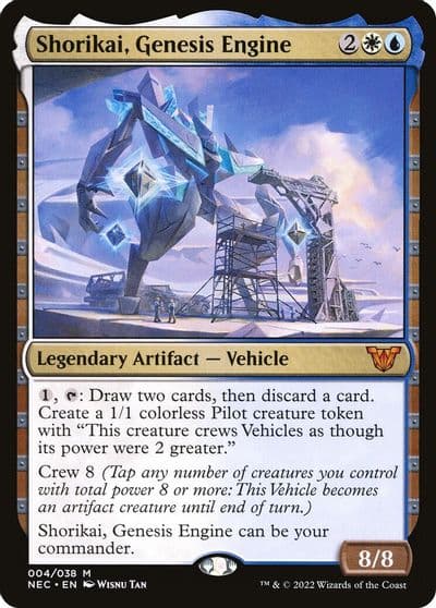 Shorikai Genesis Engine Commander: Kamigawa: Neon Dynasty Magic card