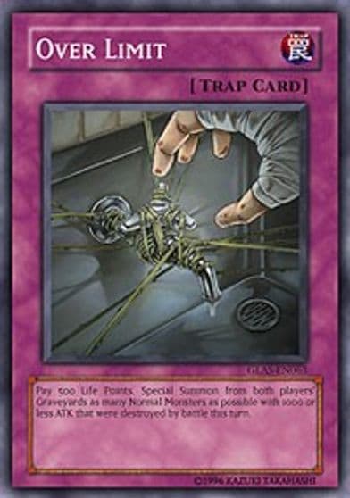 Over Limit Gladiator's Assault Yu-Gi-Oh! card