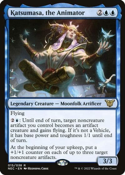 Katsumasa the Animator Commander: Kamigawa: Neon Dynasty Magic card