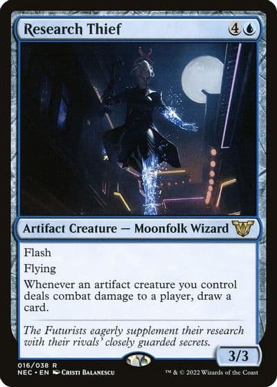 Research Thief Commander: Kamigawa: Neon Dynasty Magic card