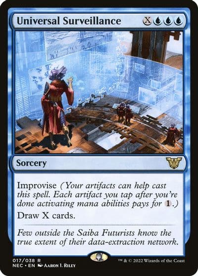 Universal Surveillance Commander: Kamigawa: Neon Dynasty Magic card