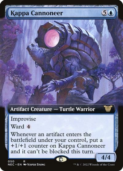 Kappa Cannoneer Extended Art Commander: Kamigawa: Neon Dynasty Magic card