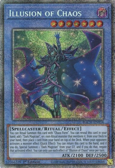 Illusion of Chaos Starlight Rare Battle of Chaos Yu-Gi-Oh! card