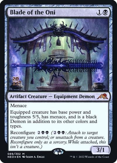 Blade of the Oni Prerelease Cards Magic card