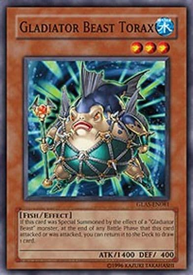 Gladiator Beast Torax Gladiator's Assault Yu-Gi-Oh! card