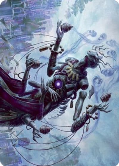 Myojin of Grim Betrayal Art Card Art Series: Kamigawa: Neon Dynasty Magic card