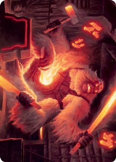 Kami of Industry Art Card Art Series: Kamigawa: Neon Dynasty Magic card