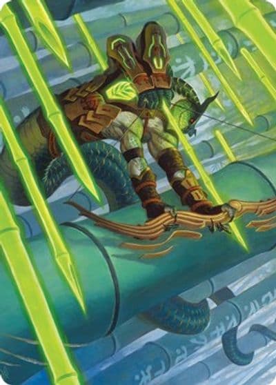 Bamboo Grove Archer Art Card Art Series: Kamigawa: Neon Dynasty Magic card