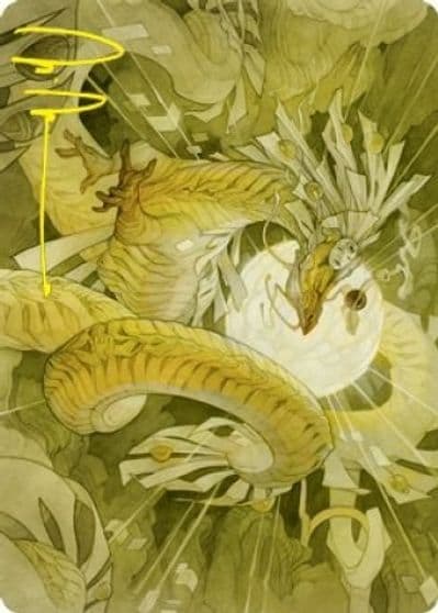 Brilliant Restoration Art Card Gold Stamped Signature Art Series: Kamigawa: Neon Dynasty Magic card