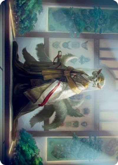 Light Paws Emperors Voice Art Card Art Series: Kamigawa: Neon Dynasty Magic card