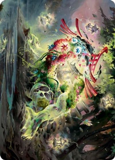 Go Shintai of Lifes Origin Art Card Art Series: Kamigawa: Neon Dynasty Magic card